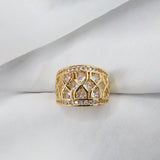 Royal Radiance Gold & Silver Plated Ring