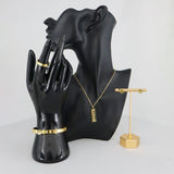 Elegant Gold-Plated Jewelry Set