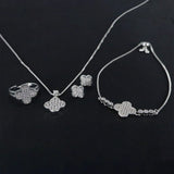 Elegant Blue Gemstone Jewelry Set