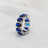 Luxe Eternity Silver Ring