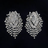 Crystal Chandelier Statement Earrings
