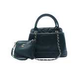 Chanel Paris Green Luxury Shoulder bag