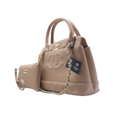 Chanel Paris Khaki Luxury Shoulder bag