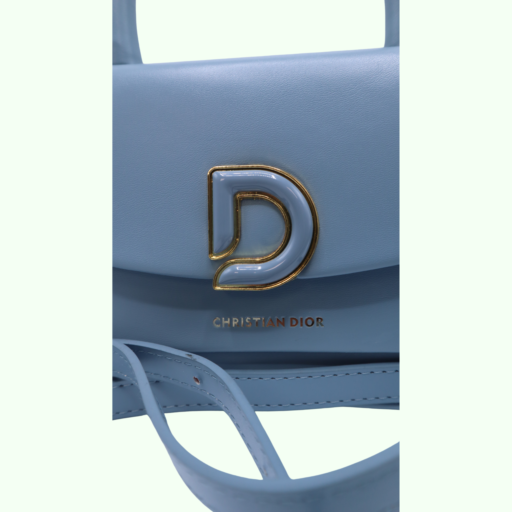 Christian Dior Ligh Blue Luxury Shoulder Bag