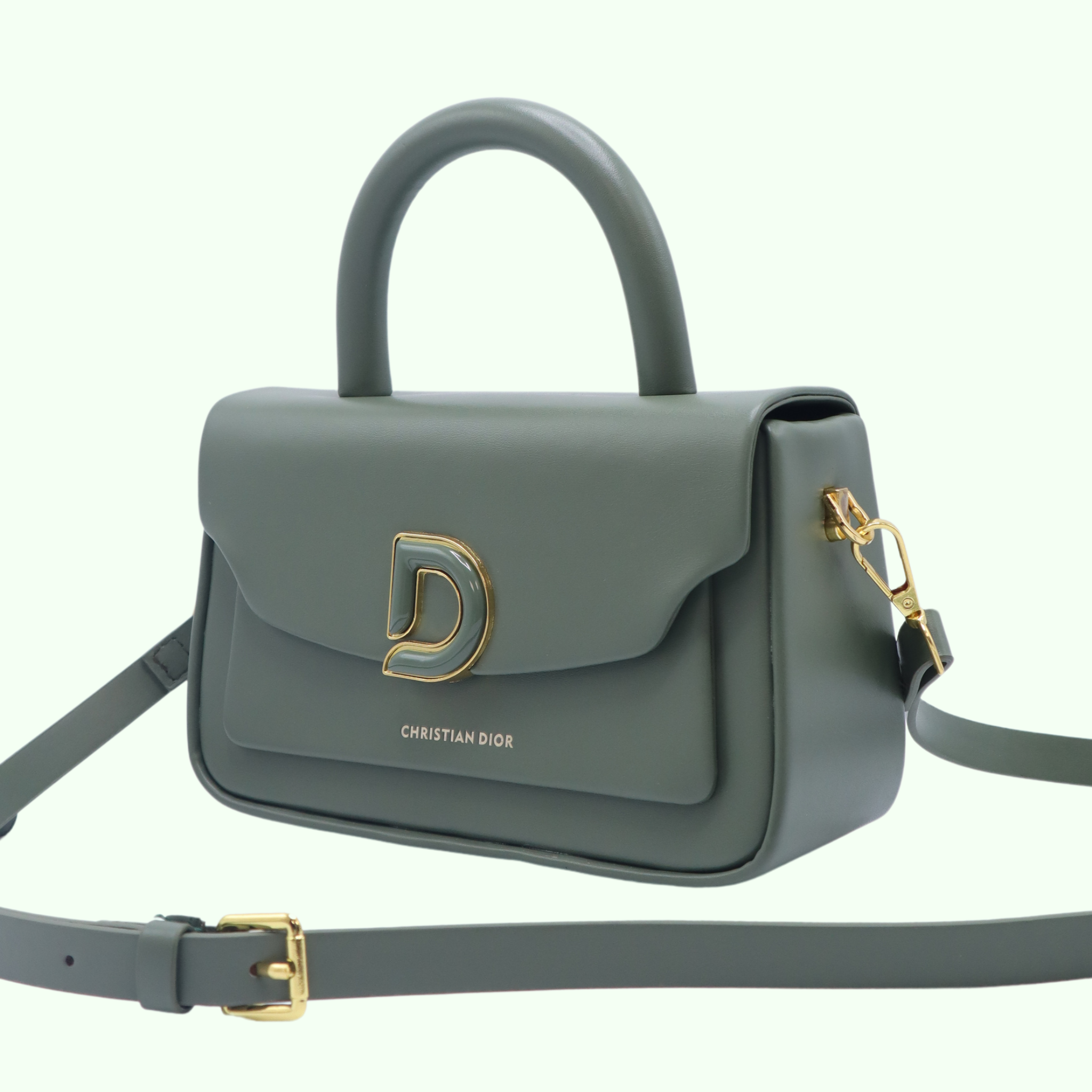 Christian Dior Green Luxury Shoulder Bag