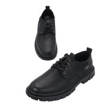 Men's Black Leather Casual Shoes