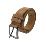 Men's Wide Stitching Alloy Buckle Belt for Jeans