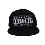 Parental Advisory Snapback Cap