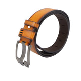 Premium Double Brown Leather Belt