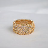 Timeless Gold Textured Ring
