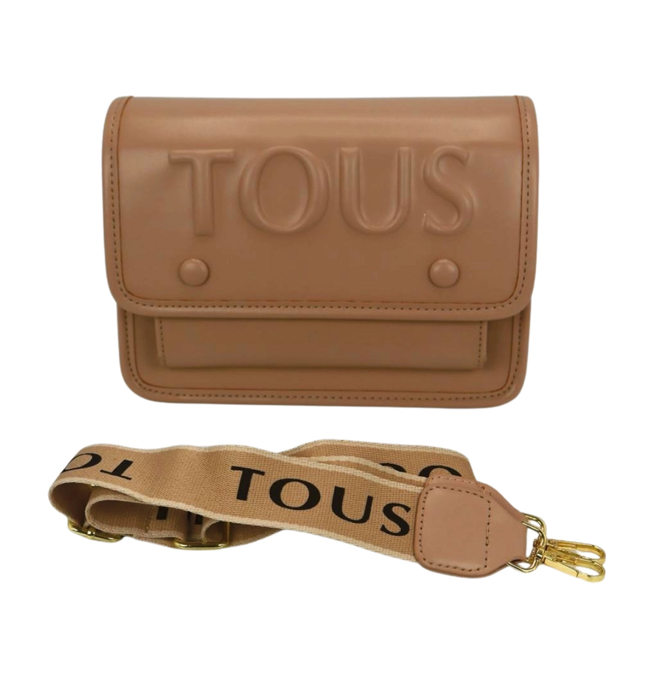 Embossed Leather Crossbody Bag