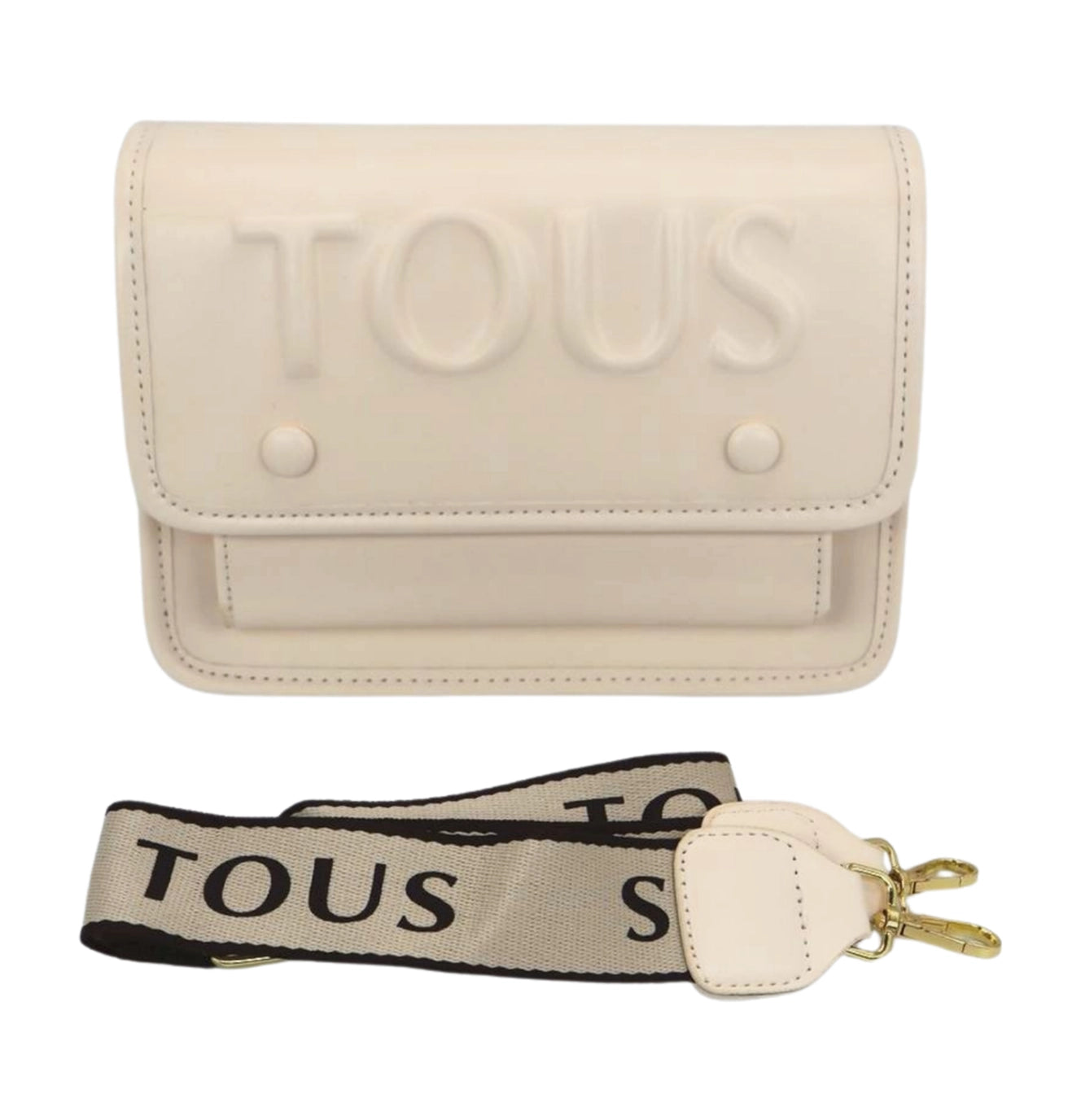 Embossed Leather Crossbody Bag