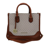 MK Monogram Tote Bag with Leather Trim