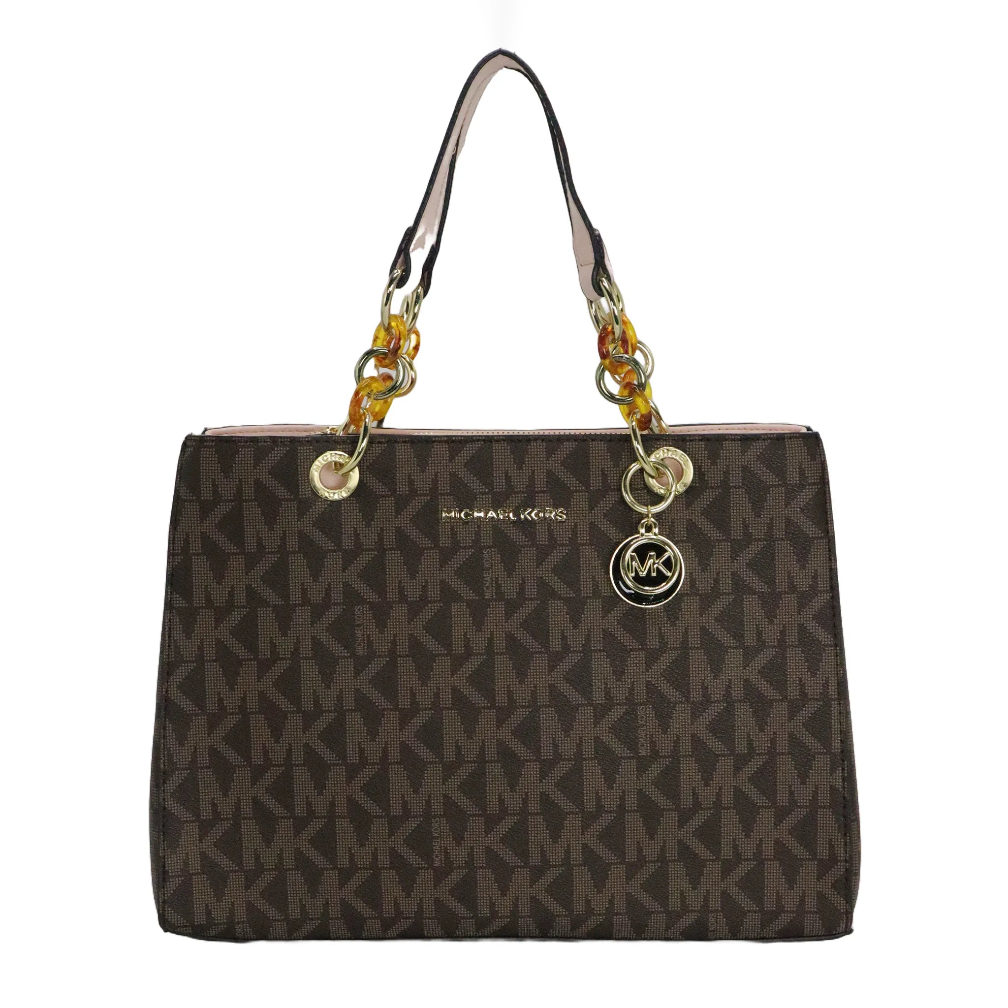 Signature Charm Chain Tote Bag