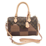 Luxury Monogram Canvas Handbag with Geometric