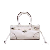 Prada Luxe Buckle-Accent Handbag