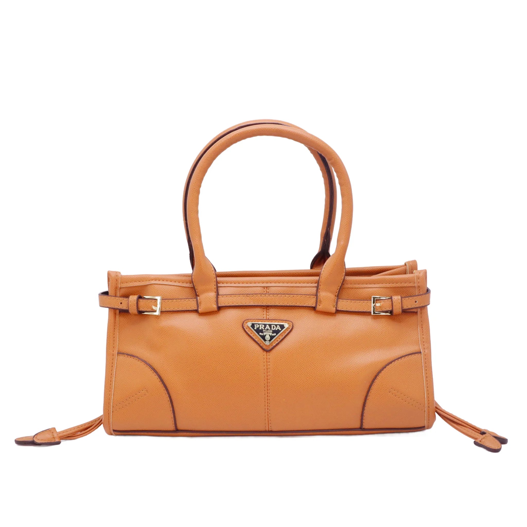 Prada Luxe Buckle-Accent Handbag