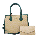 Coach Signature Elegance Tote & Wallet Set