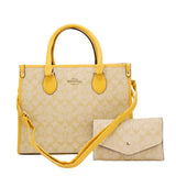 Coach Signature Elegance Tote & Wallet Set