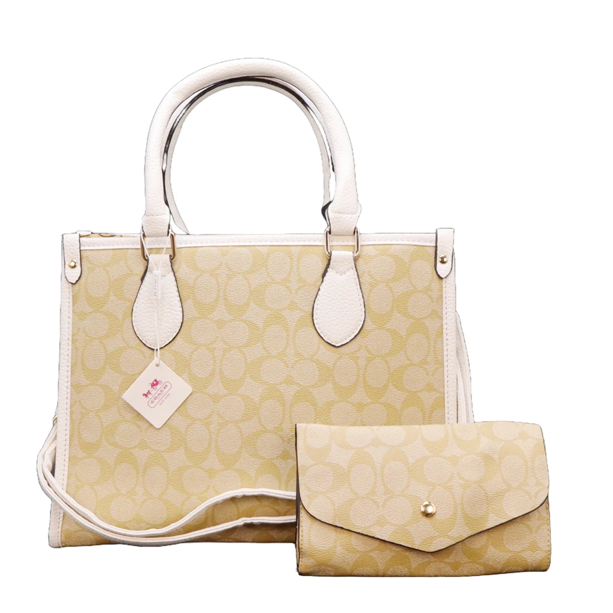 Coach Signature Elegance Tote & Wallet Set