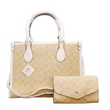 Coach Signature Elegance Tote & Wallet Set