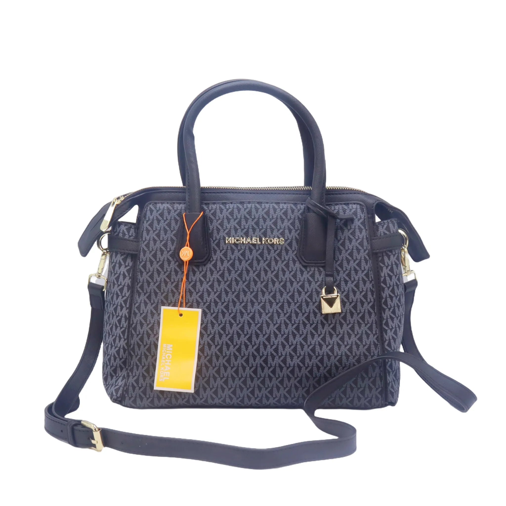 Mical Kros Elegant Designer Monogram Satchel