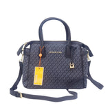 Mical Kros Elegant Designer Monogram Satchel