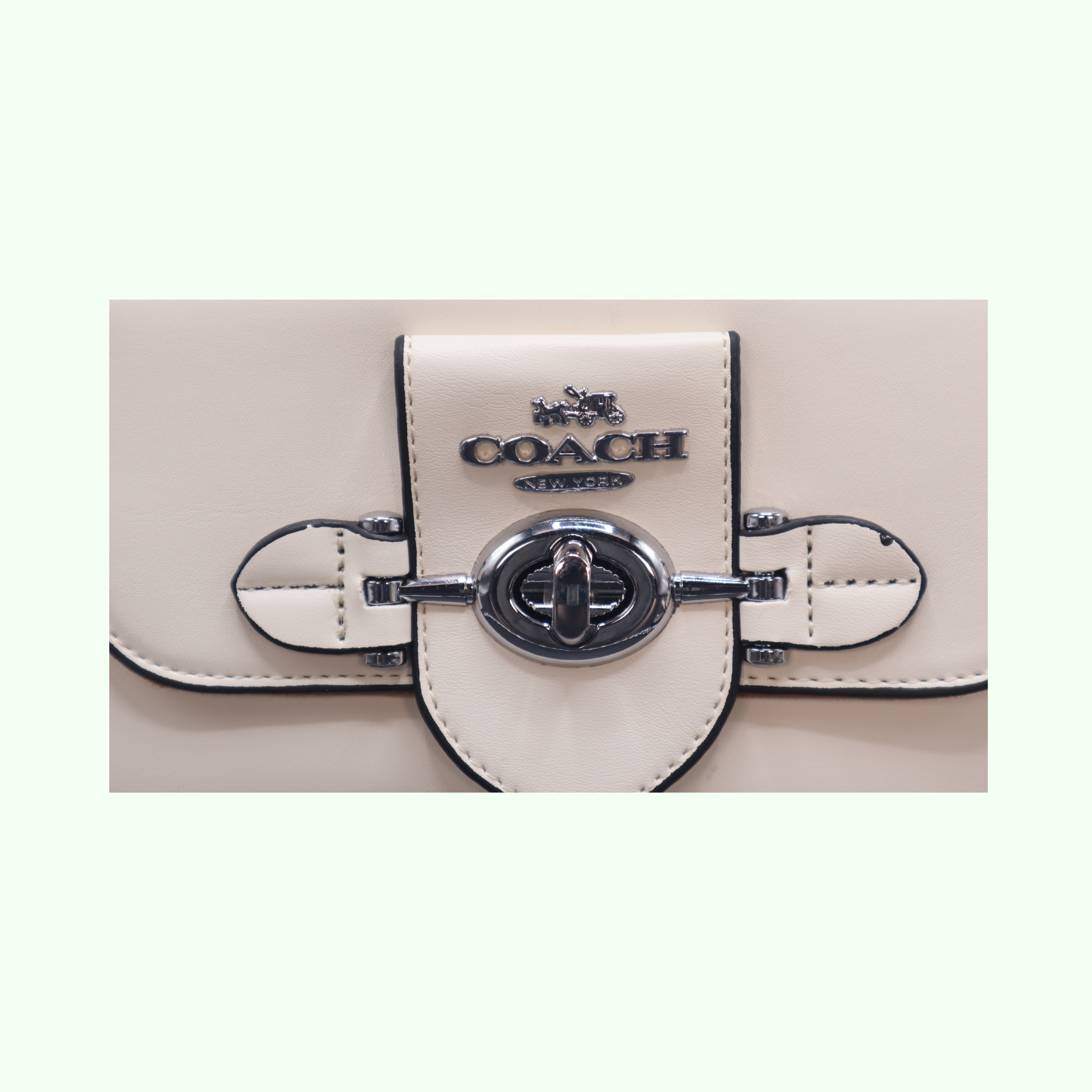 Coach Newyork white Crossbody Bag