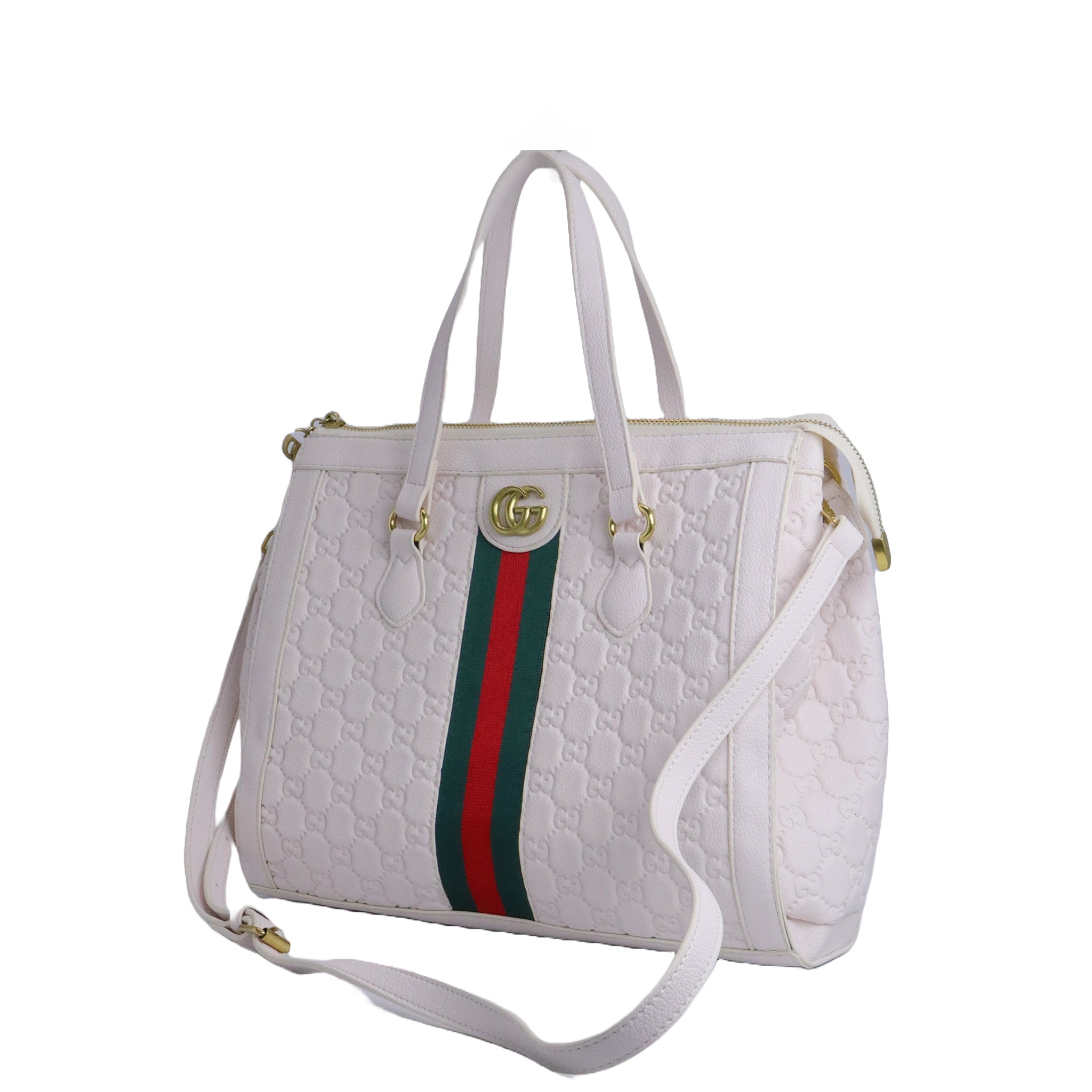 Elegant Designer Handbag with Crossbody Strap