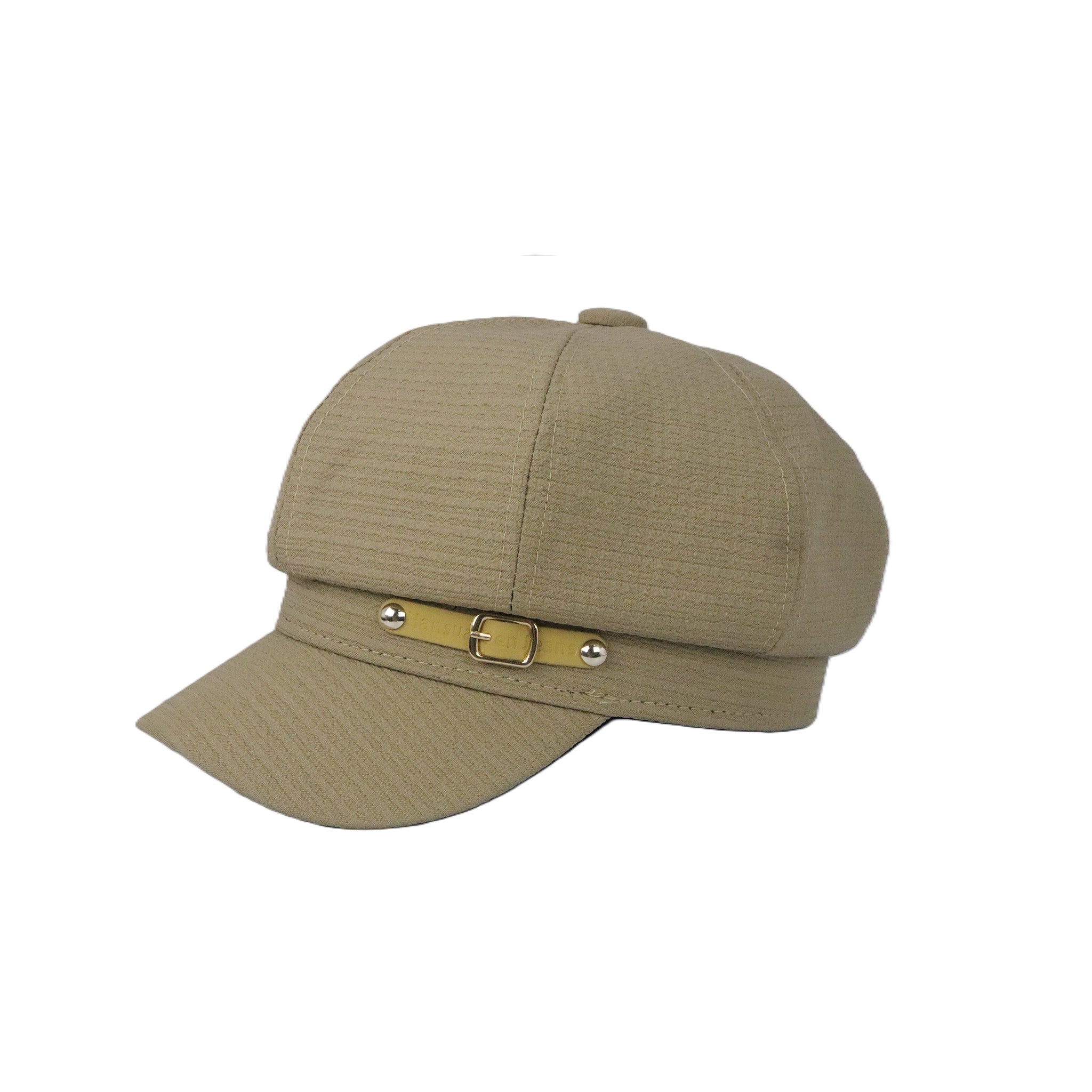 Timeless Khaki Baker Boy Cap Sophisticated & Stylish