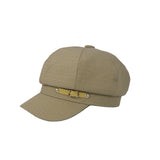 Timeless Khaki Baker Boy Cap Sophisticated & Stylish
