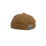 Navy Docker Cap Vintage Workwear Style