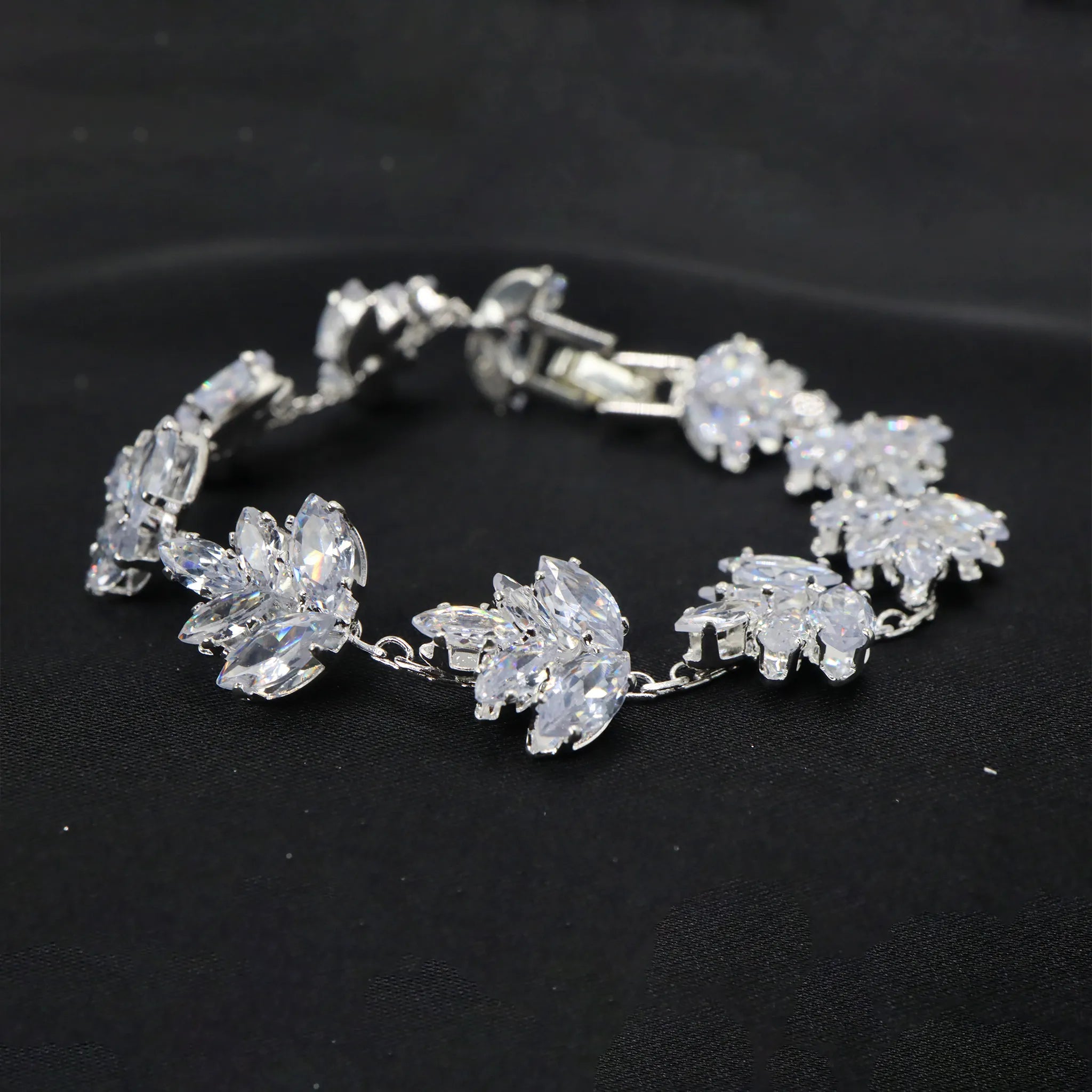 Radiant Blossom Crystal Bracelet