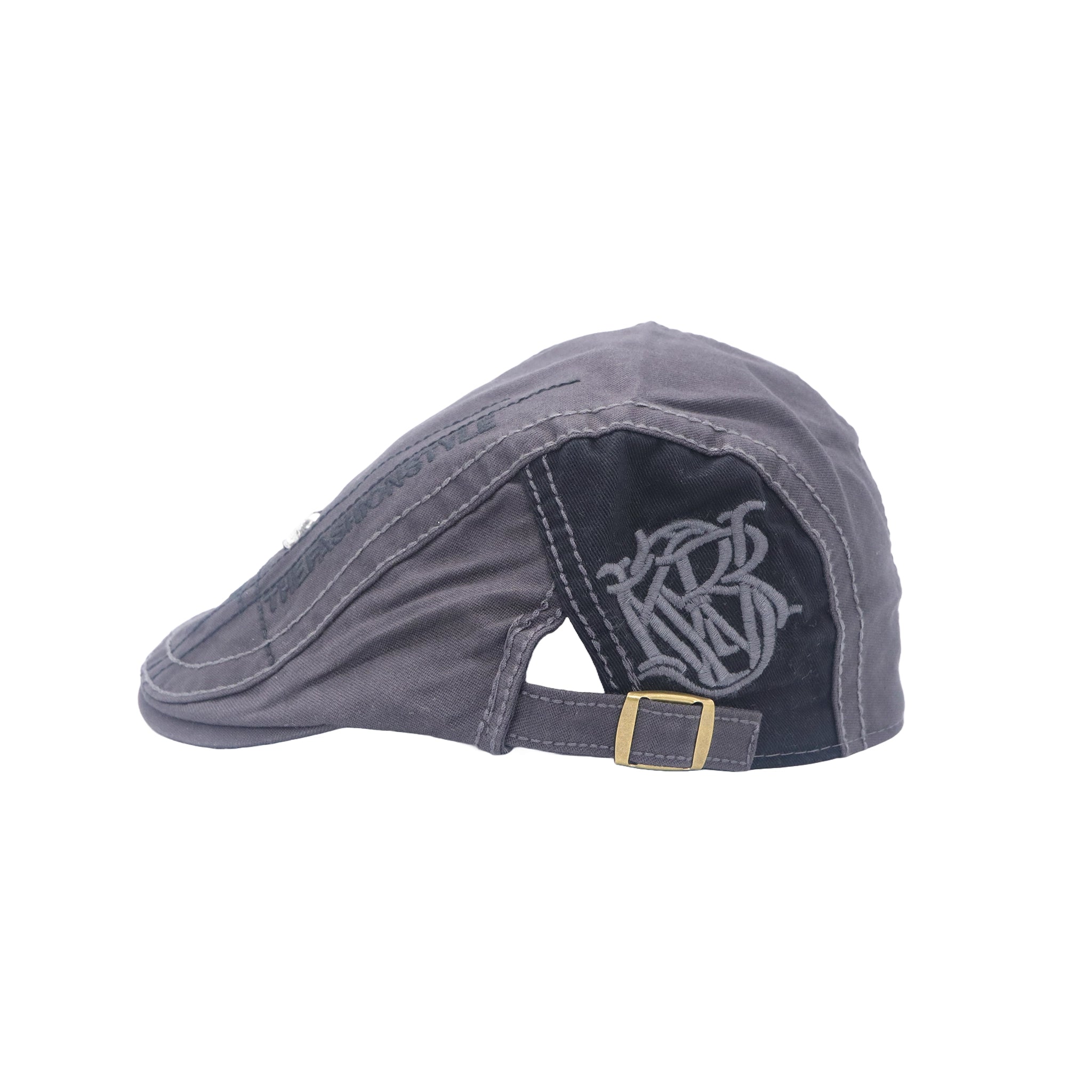 Men's Casual Embroidered Flat Cap