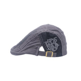 Men's Casual Embroidered Flat Cap