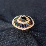 Red Crystal Ring Bold Jewelry for Women with Style