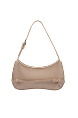 Jacquemus Le Bisou Belt Shoulder Bag | Nude Beige Leather