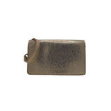 Roberto Cavalli Python Flap Bag | Champagne Gold Snake Clasp