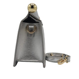 JW PEI Maze Crossbody Bag | Metallic Silver Vegan Leather