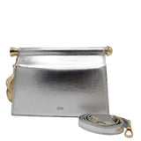JW PEI Maze Crossbody Bag | Metallic Silver Vegan Leather