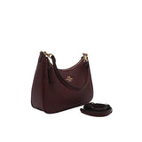 Coach Teri Shoulder Bag | Wine Red Pebble Leather