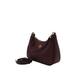 Coach Teri Shoulder Bag | Wine Red Pebble Leather