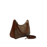 Coach Teri Shoulder Bag | Signature Canvas & Saddle Leather