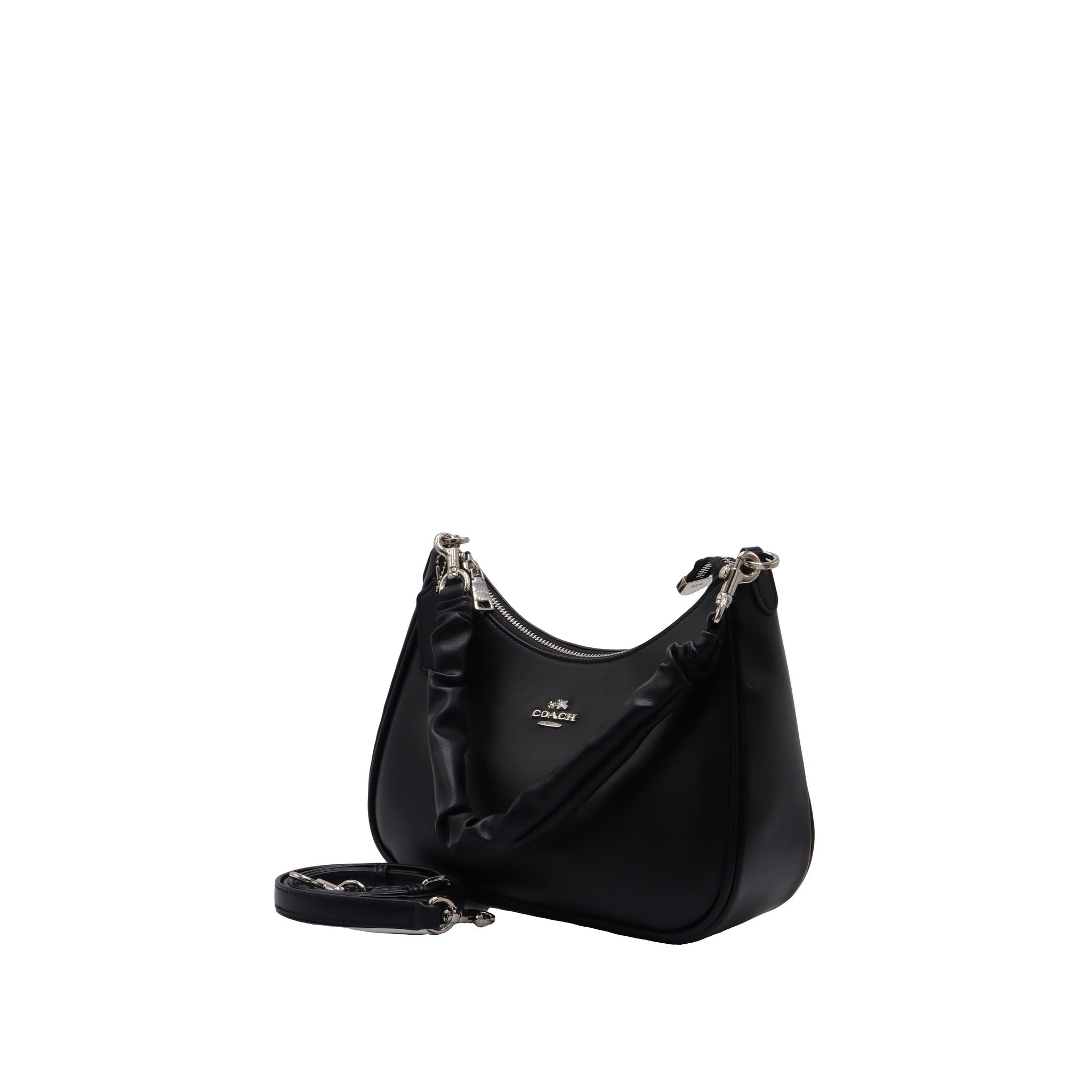 Coach Teri Shoulder Bag | Signature Canvas Brown & Black