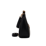Coach Teri Shoulder Bag | Signature Canvas Brown & Black