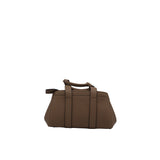 Michael Kors Taupe Satchel | Pebble Leather & Gold MK Charm