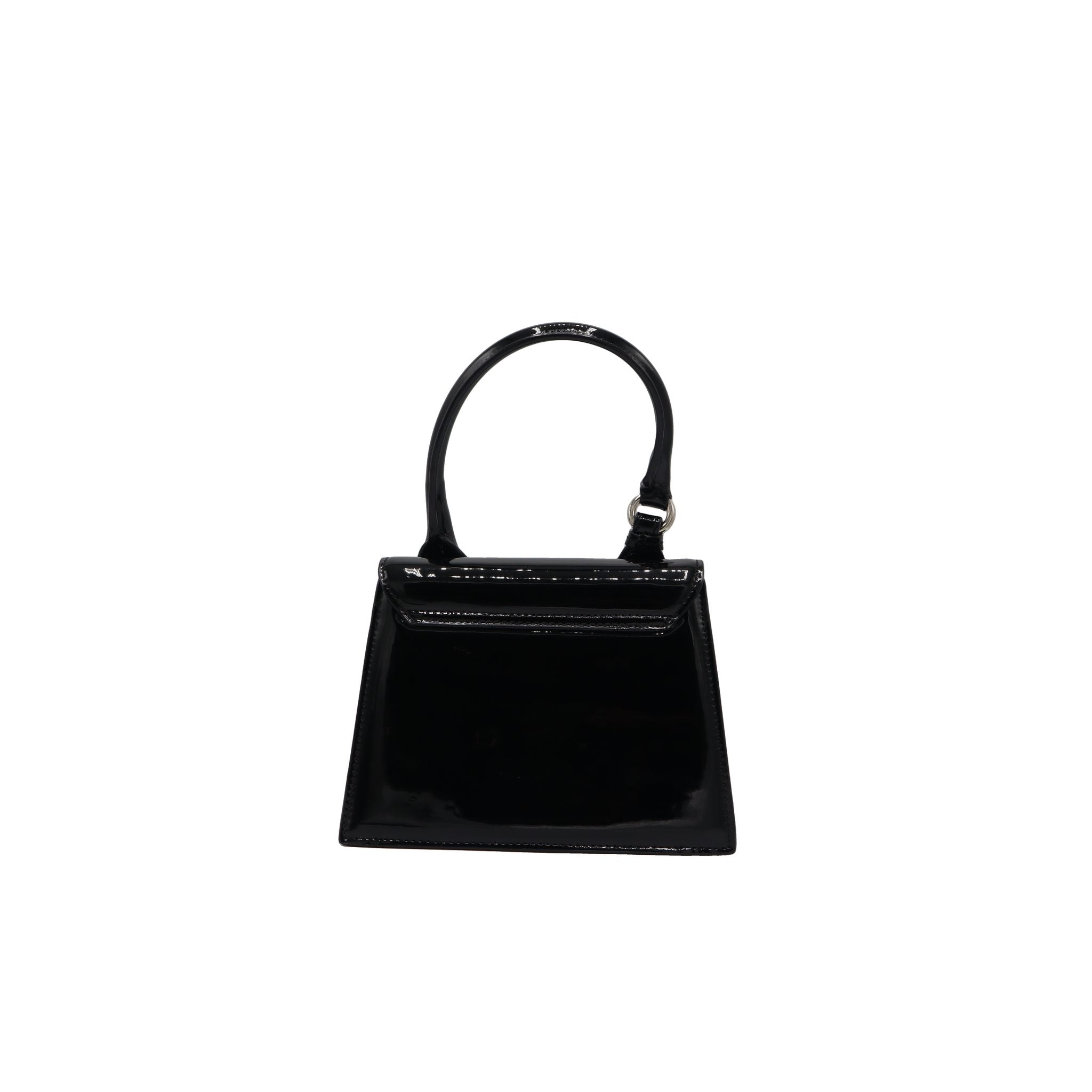 Jacquemus Le Chiquito Bag | Black Patent Leather Top Handle