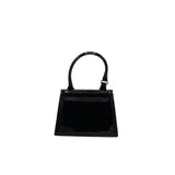 Jacquemus Le Chiquito Bag | Black Patent Leather Top Handle