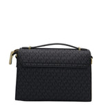 Michael Kors Greenwich Flap Bag | Black Monogram Canvas