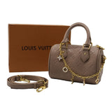 Louis Vuitton Nano Speedy | Taupe Empreinte Leather Bag